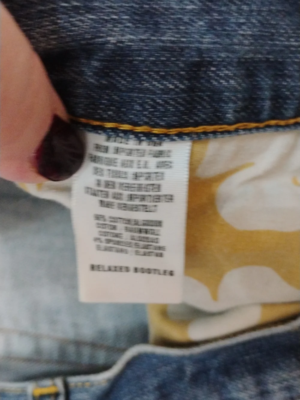 Lucky Brand By Gene Montreano Women's Dark Indigo Bootcut Jeans SZ 33